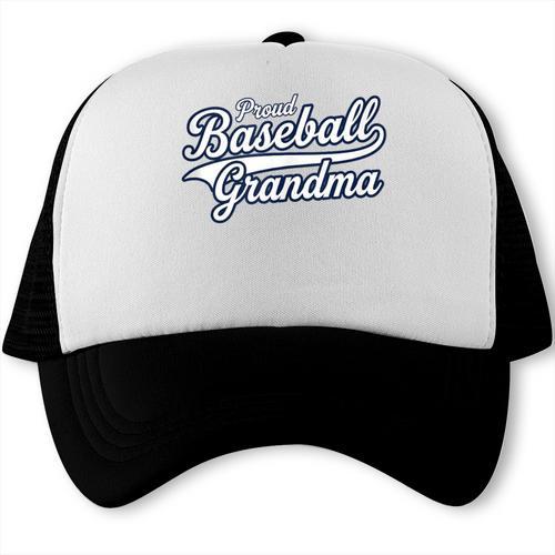 Baseball Grandma Graphic Trucker Cap - Sportilla