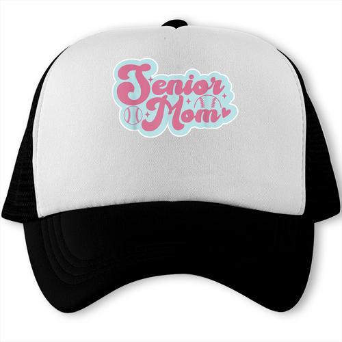 Baseball Mama Senior 2024 Class Of 24 Baseball Mom Graduate Trucker Cap - Sportilla