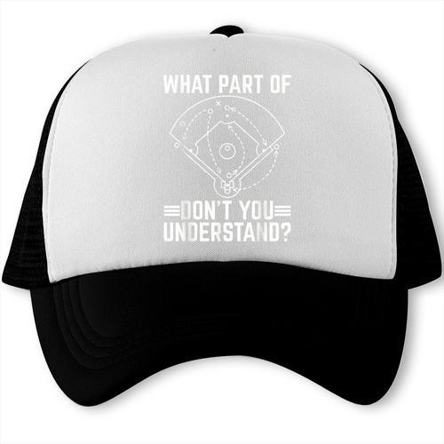 Baseball Math Double Play What Part Of Baseball Game Trucker Cap - Sportilla