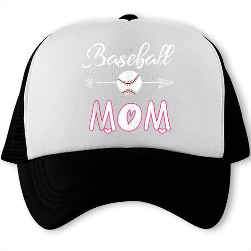Baseball Mom Birthday Sport Baseball Sport Matching Family Trucker Cap - Sportilla