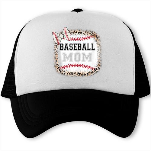 Baseball-Shirt Women Girls Mama Baseball Mom Trucker Cap - Sportilla