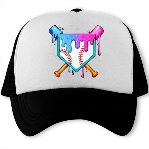 Baseball Sport Respect The Drip Boys Baseball Trucker Cap - Sportilla