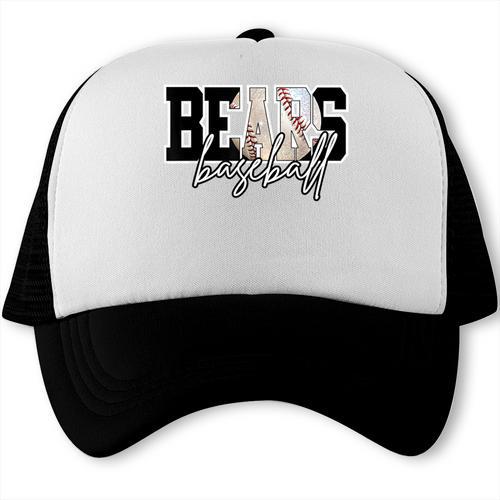 Bears Baseball Mom Game Day School Spirit Bear Pride Trucker Cap - Sportilla