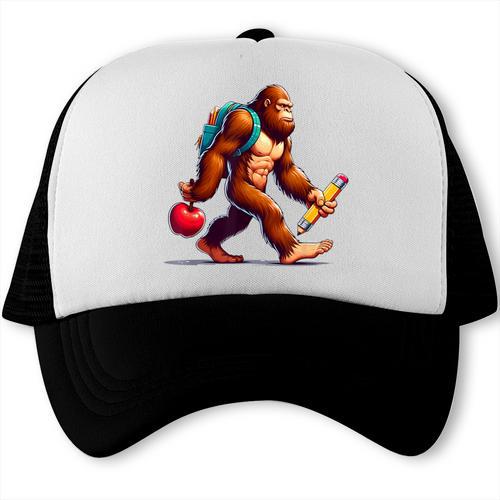Bigfoot Lovers Pencil Back To School Kids Boys Girls Trucker Cap - Savourry
