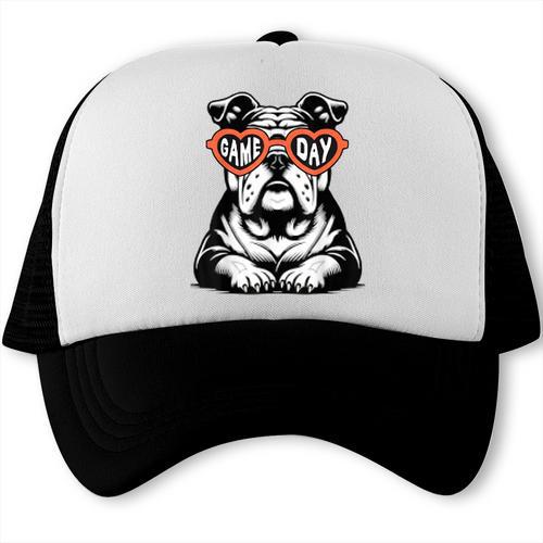 Bulldog Mascot Sports Fan Football Basketball Baseball Trucker Cap - Sportilla