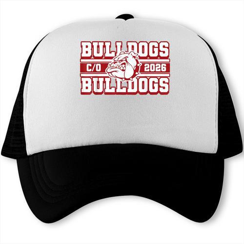 Bulldogs Class Of 2026 Back To School Senior Spirit M Trucker Cap - Savourry