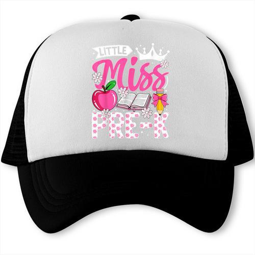 Cute Back To School Pre-K First Day Of School Pre-K Girls Trucker Cap - Savourry