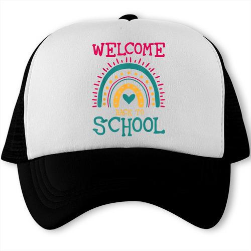 Cute Welcome Back To School First Day Of School First Day Trucker Cap - Savourry