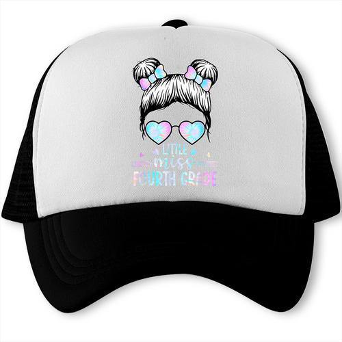 Fourth Grade Little Miss Back To School 4th Grade Little Trucker Cap - Savourry
