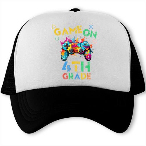 Game On 4th Grade Boys Kids Back To School Trucker Cap - Savourry
