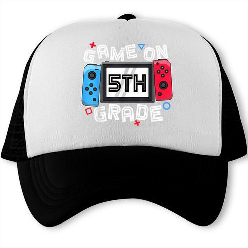 Game On 5th Grade Back To School Video Gamer Boys Kids Trucker Cap - Savourry