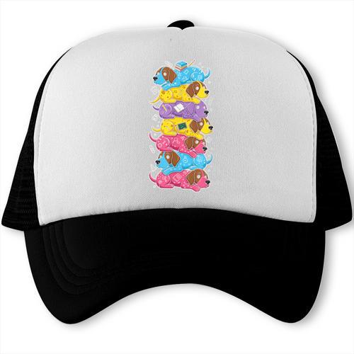 German Shorthaired Pointer Rainbow Back To School Boys Girls Trucker Cap - Savourry