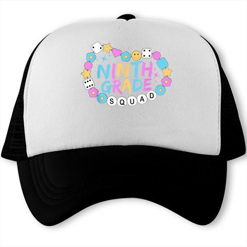 Girls 9th Grade Vibes Back To School Ninth Grade Trucker Cap - Savourry