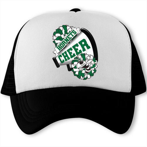 Hornets Cheer Back To School Cheerleading Spirit Green Trucker Cap - Savourry