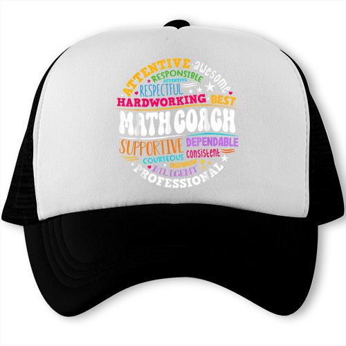 Instructional Math Coach Crew Back To School Matching Group Trucker Cap - Savourry