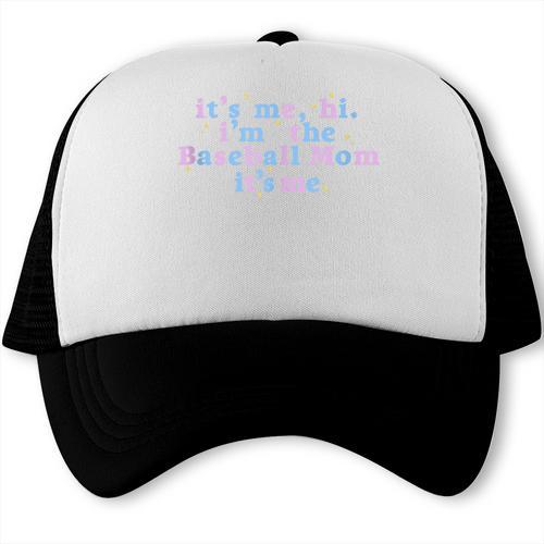 It's Me Hi I'm The Baseball Mom It's Me For Women Trucker Cap - Sportilla