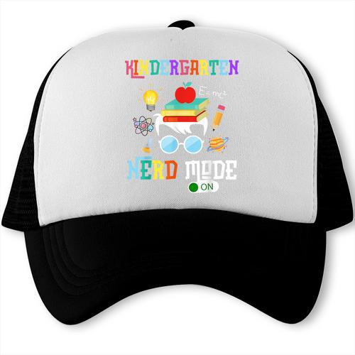 Kindergarten Nerd Mode On Back To School Science Kids Boys Trucker Cap - Savourry