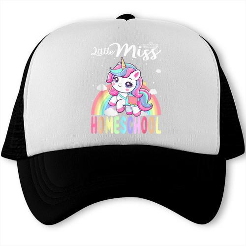 Little Miss Homeschool Back To School Girls Homeschool Trucker Cap - Savourry