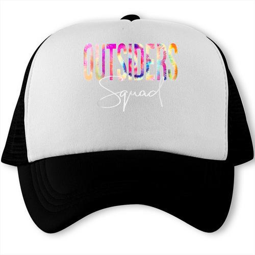 Outsiders Squad Tie Dye Back To School Women Appreciation Trucker Cap - Savourry