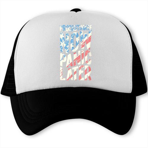 Procrastinate Now Panic Later Back To School Trucker Cap - Savourry