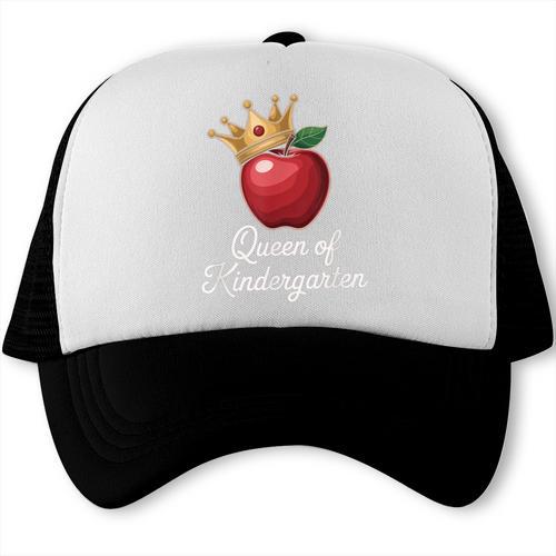 Queen Of Kindergarten Graduation Back To School Girl Trucker Cap - Savourry