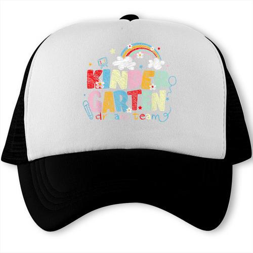 Rainbow Kindergarten Dream Painting Team Back To School Trucker Cap - Savourry