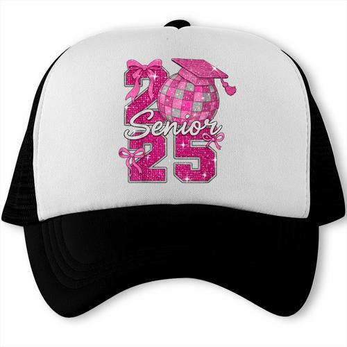 Senior 2025 Class Of 2025 Bows Back To School 2025 Trucker Cap - Savourry