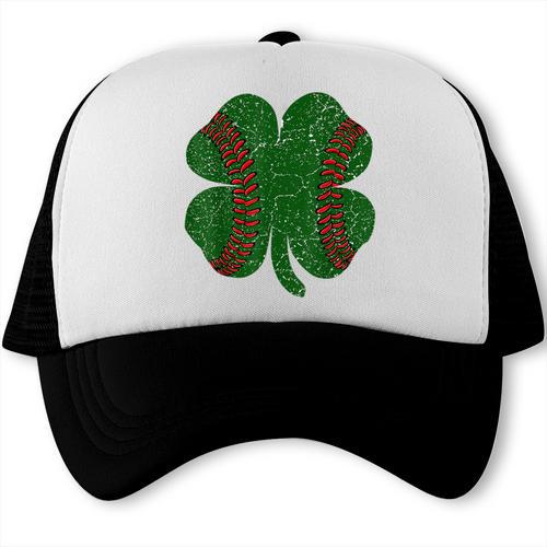 St Patricks Day Shamrock Baseball Saint Paddy's Trucker Cap - Sportilla