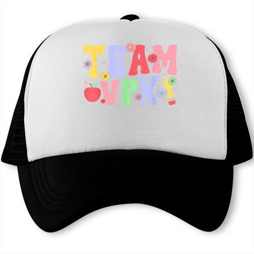 Team VPK First Day Of VPK Back To School VPK Trucker Cap - Savourry