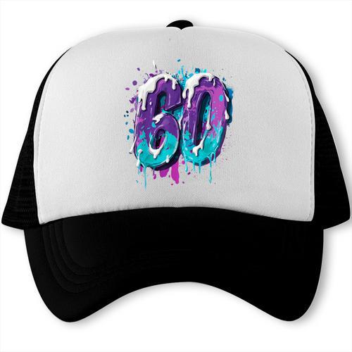 Vintage Baseball 60 Number Trucker Cap - Sportilla