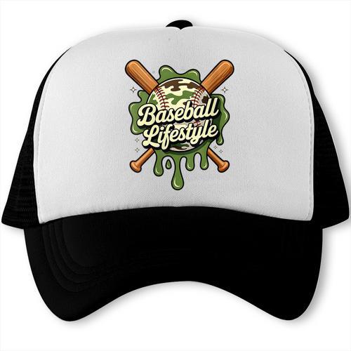 Women's Baseball Life Style 101 Apparel Youth Drip Baseball Boys Kid Trucker Cap - Sportilla