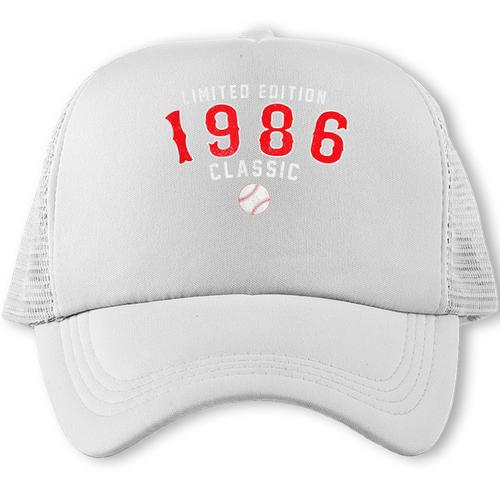 40 Year Old 1986 Classic Baseball 40th Birthday Trucker Cap - Sportilla