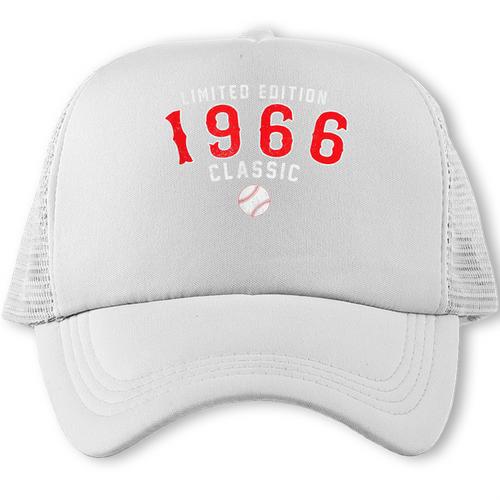 60 Year Old 1966 Classic Baseball 60th Birthday Trucker Cap - Sportilla