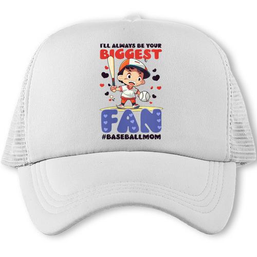 Always Your Biggest Fan Baseball Mom Trucker Cap - Sportilla