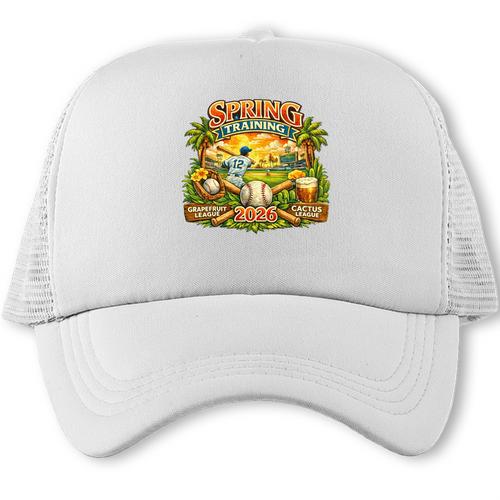 Awesome Spring Trainings 2026 Baseball Arizona Florida Trucker Cap - Sportilla