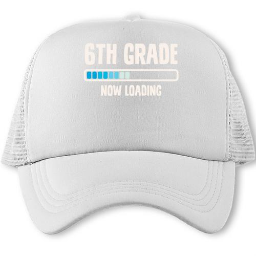 Back To School 6th Grader 6th Grade Now Loading Performance Trucker Cap - Savourry