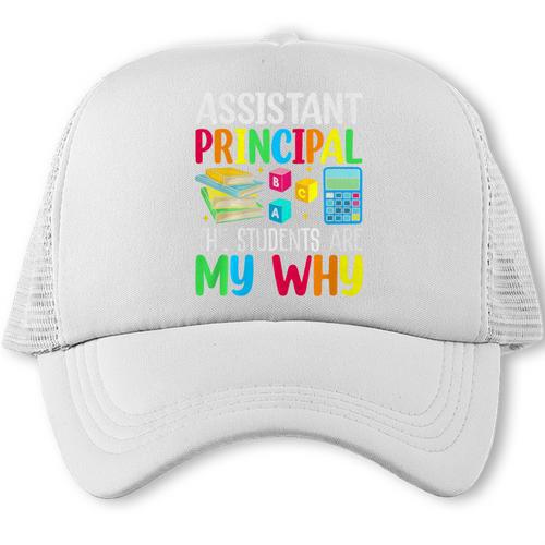 Back To School Assistant Principal The Students Are My Why Premium Tri-Blend Trucker Cap - Savourry