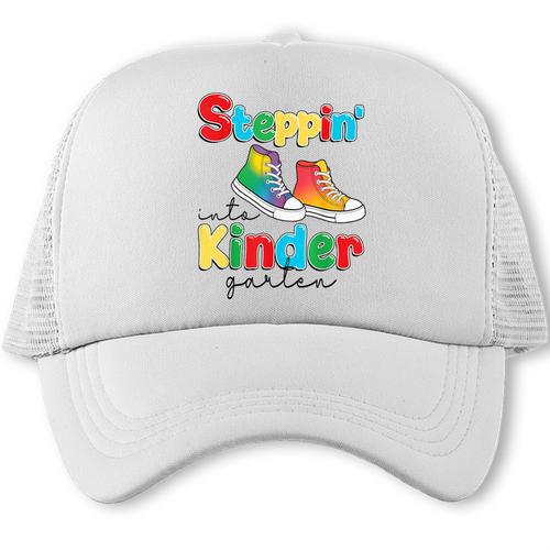 Back To School Girls Boys First Day Of Kindergarten Trucker Cap - Savourry