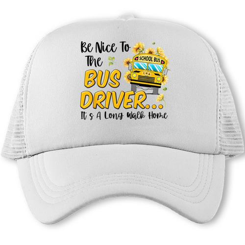 Back To School Be Nice To The Bus Driver Magic School Bus Trucker Cap - Savourry