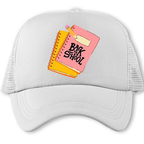 Back To School Notebook And Pencil Graphic Design Premium Tri-Blend Trucker Cap - Savourry
