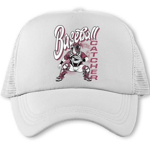 Baseball Catcher Gear Home Plate Premium Tri-Blend Trucker Cap - Sportilla