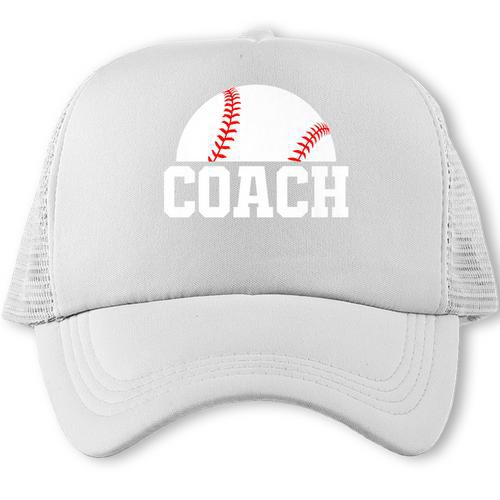 Baseball Coach Little League Baseball Dad Athletic Sports Premium Trucker Cap - Sportilla