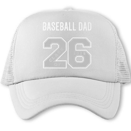BASEBALL DAD CLASS OF 2026 BASEBALL DAD 26 SWAG CLASS 26 Premium Trucker Cap - Sportilla