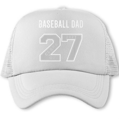 BASEBALL DAD CLASS OF 2027 BASEBALL DAD SWAG CLASS OF 27 Premium Trucker Cap - Sportilla