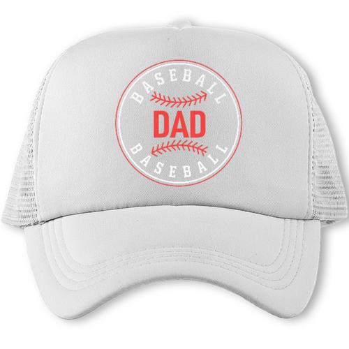 Baseball Dad Father Family Matching Premium Trucker Cap - Sportilla