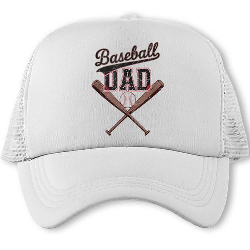 Baseball Dad Father's Day Baseball Daddy Game Day Toddlers Trucker Cap - Sportilla