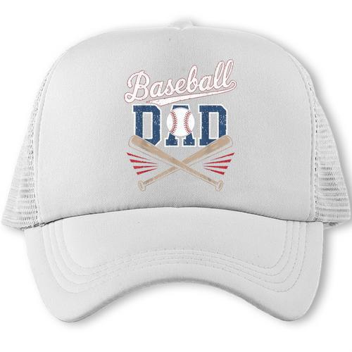 Baseball Dad Father's Day Family Matching From Son Daughter Trucker Cap - Sportilla