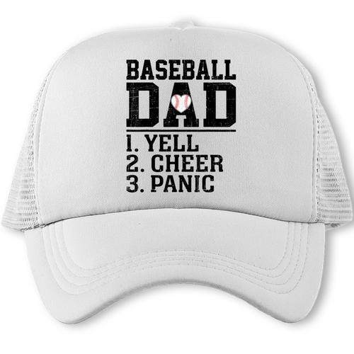 Baseball Dad Parent Of Player Family Sports Fan Lover Trucker Cap - Sportilla