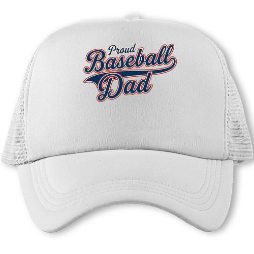 Baseball Dad Graphic Premium Tri-Blend Trucker Cap - Sportilla