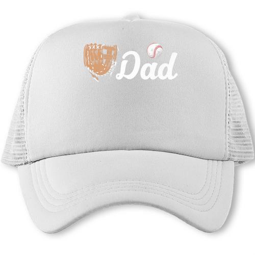 Baseball Dad Softball Dad Father's Day Premium Trucker Cap - Sportilla